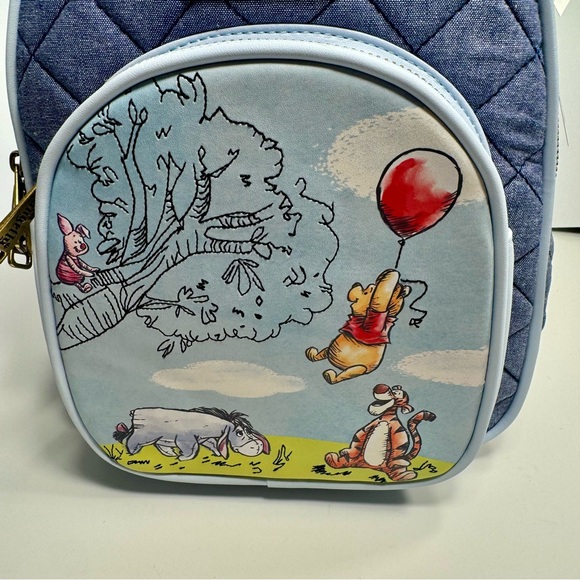 NWT. Disney Loungefly Winnie the Pooh Mini Backpack. Winnie the Pooh & his pals main image 12